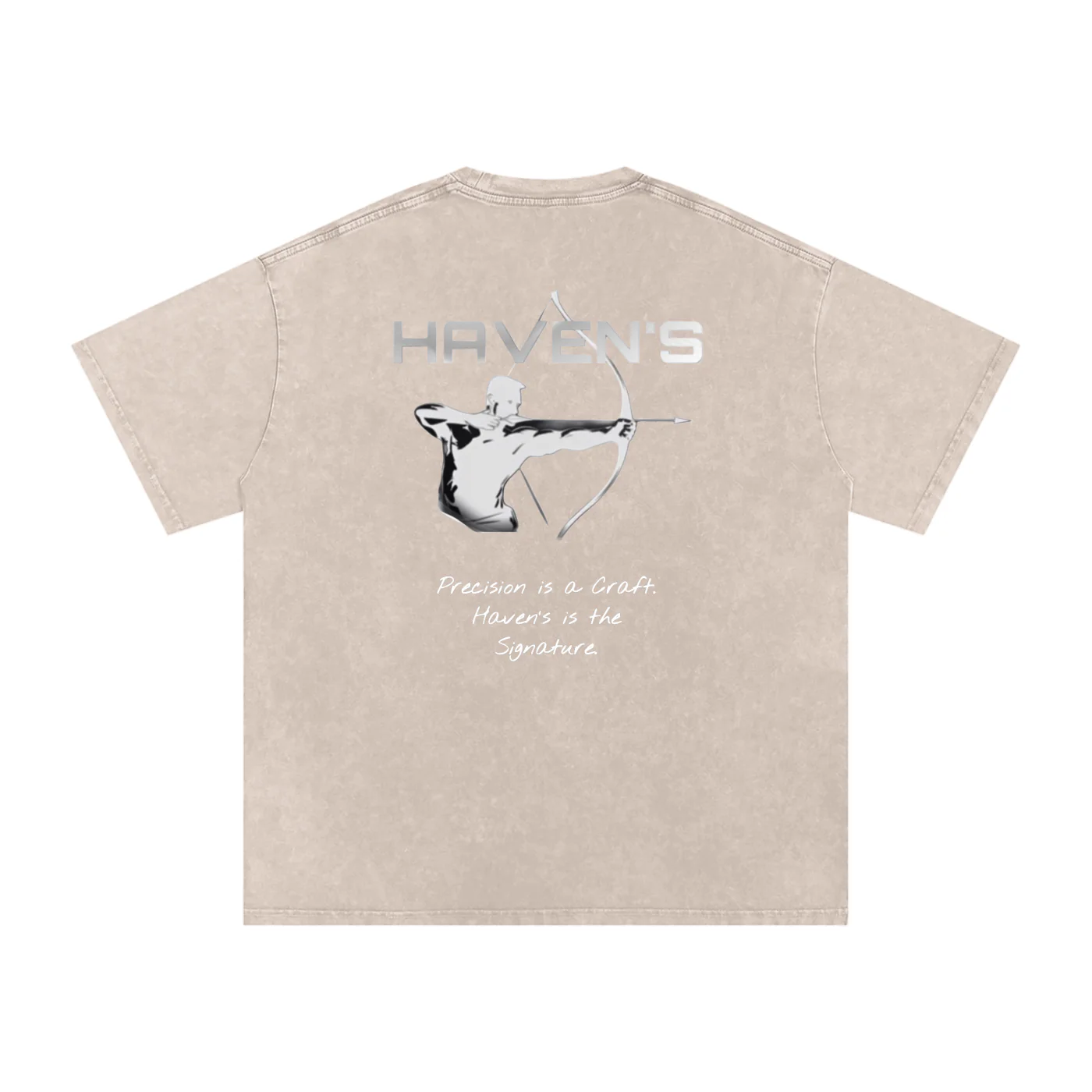 Snow Washed Oversized Cotton T-Shirt - Image 4
